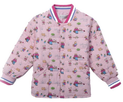 taffeta print for childrens' downcoat 